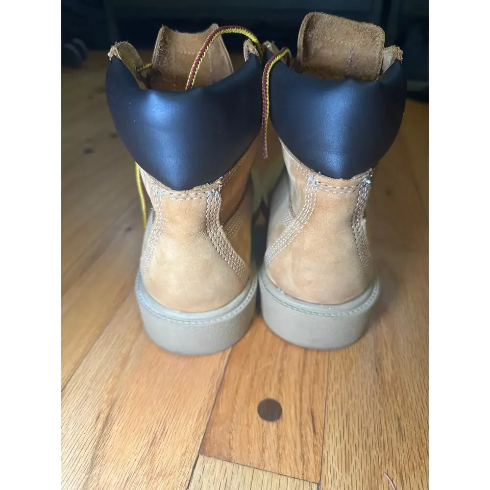 NEW Timberland Classic 6 Inch Boots Youth Sz 4 Wheat Beige Waterproof Jr Kids